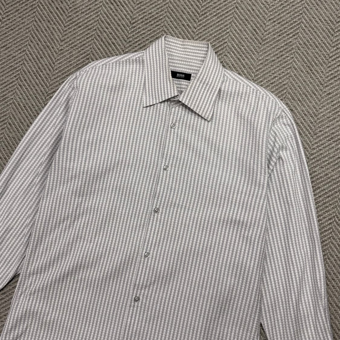 휴고보스 레귤러핏 퍼포먼스 실버셔츠 v1016 상품이미지3