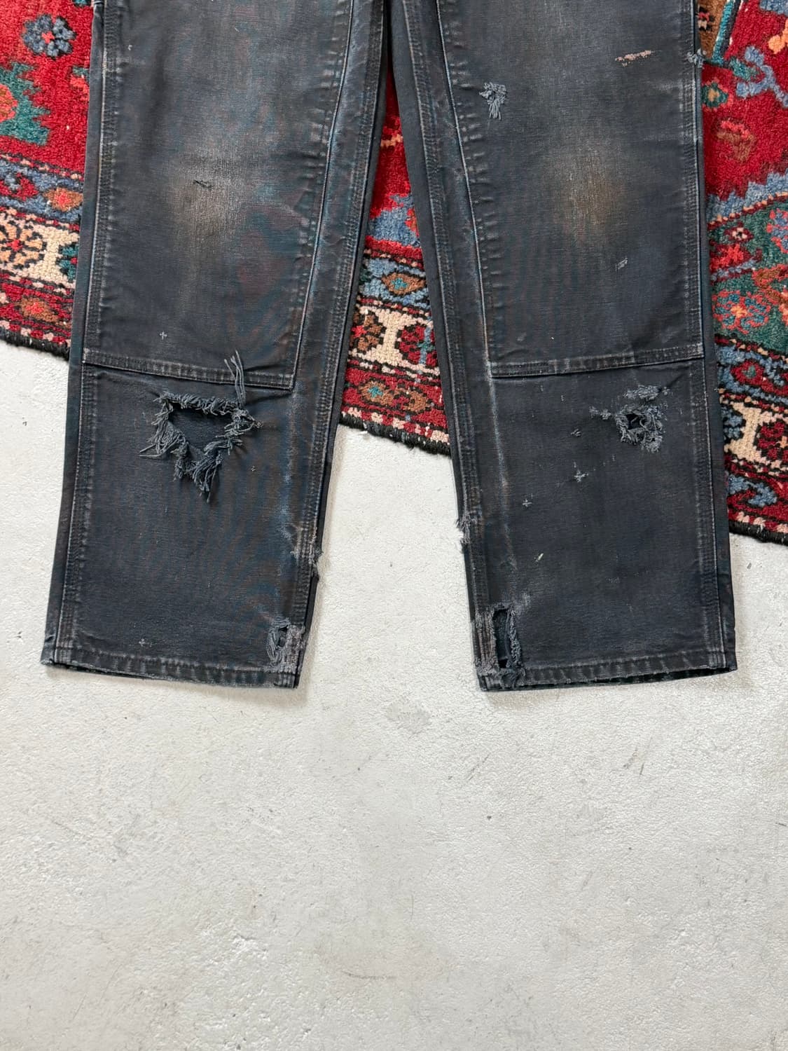 OG 칼하트 더블니 블랙 칼하트 B01 썩블니 상품이미지7