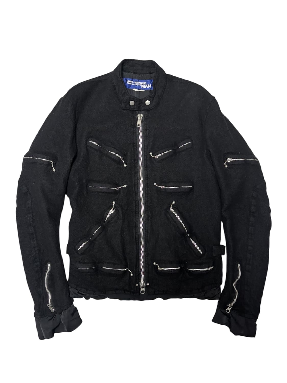 준야 와타나베 07aw 축융 울 6 zip 라이더 자켓 SS사이즈 상품이미지2