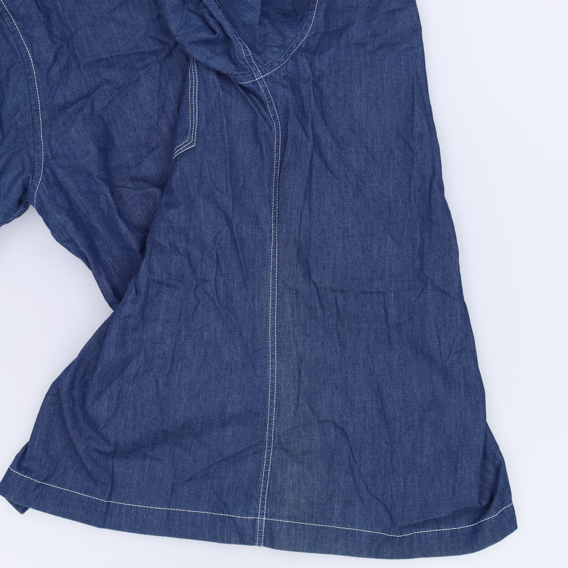 100 인디언핑크 반팔 데님셔츠 0424H1 상품이미지6