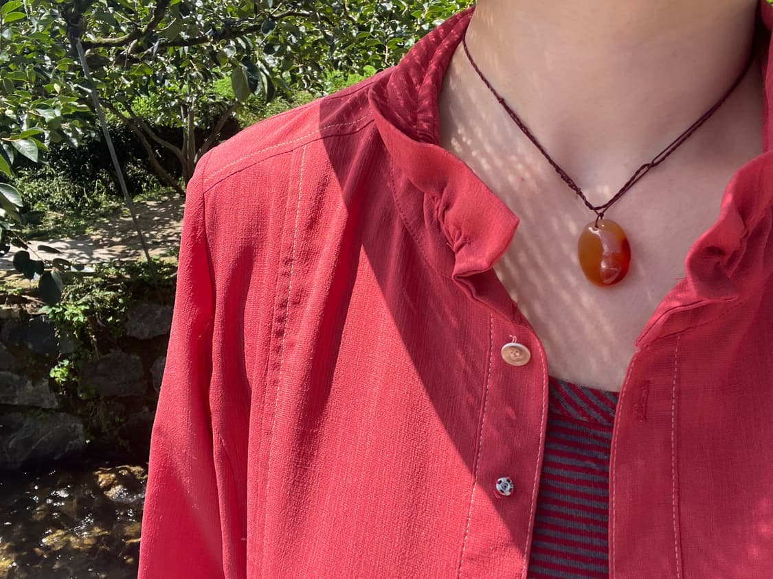 Vintage necklace 원석 실 목걸이 상품이미지2
