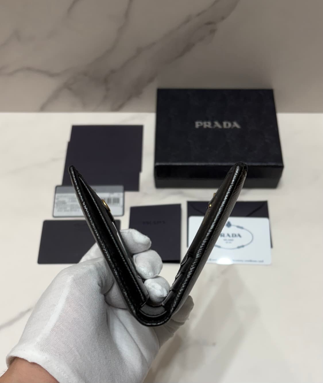 [정품] 프라다 사피아노 반지갑  상품이미지7