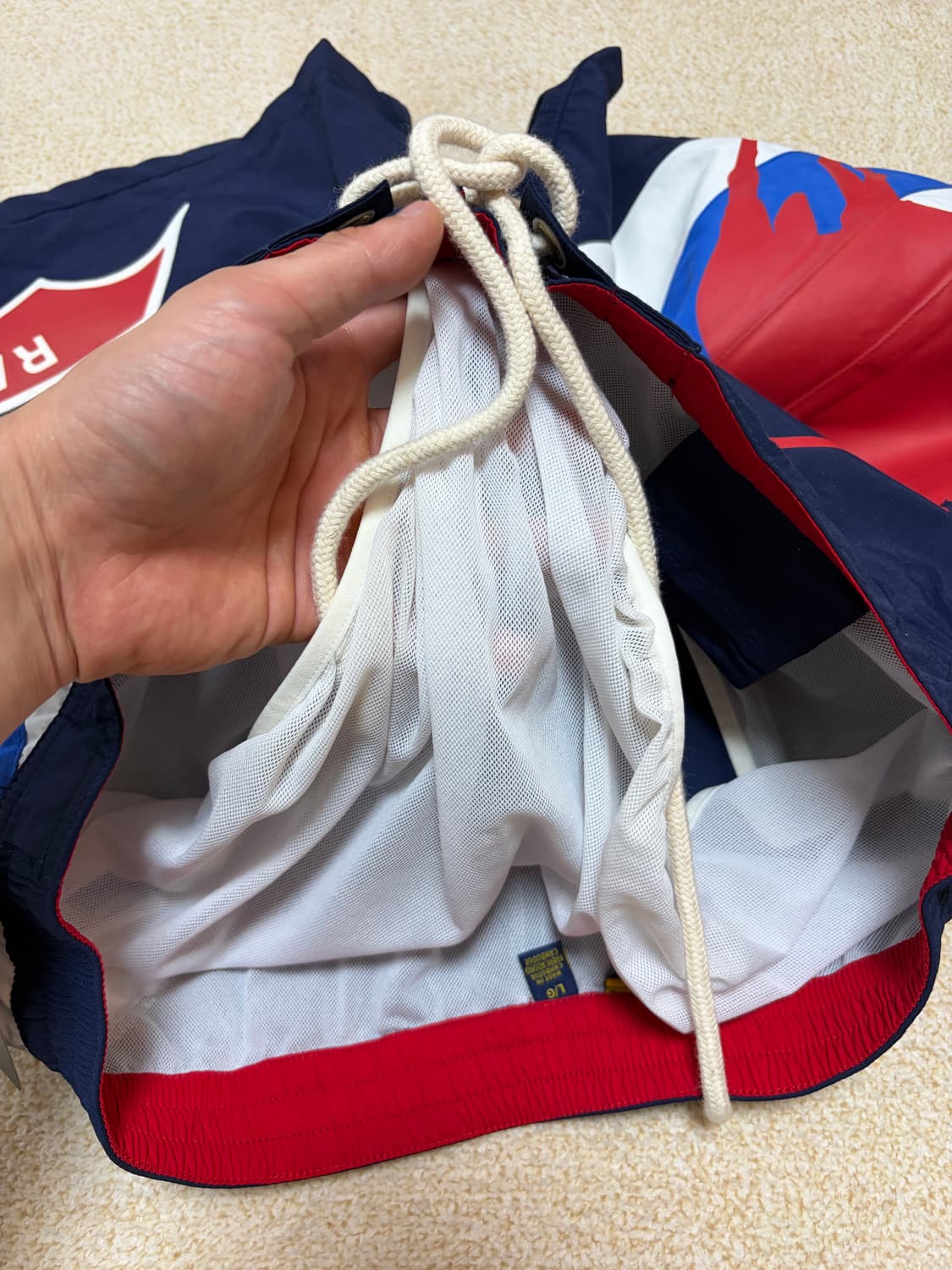 L) 폴로 랄프로렌 빅포니 스윔팬츠 반바지 택달린 새상품 상품이미지9