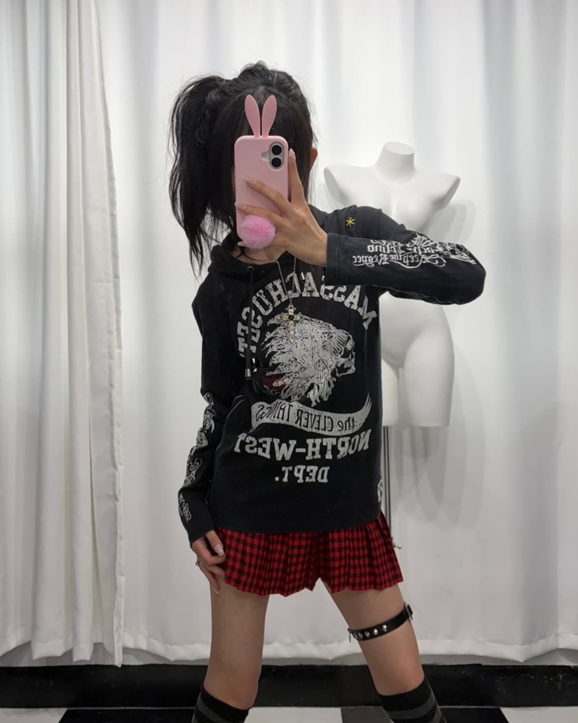 🎸블랙 프린팅 후디🎸 상품이미지2