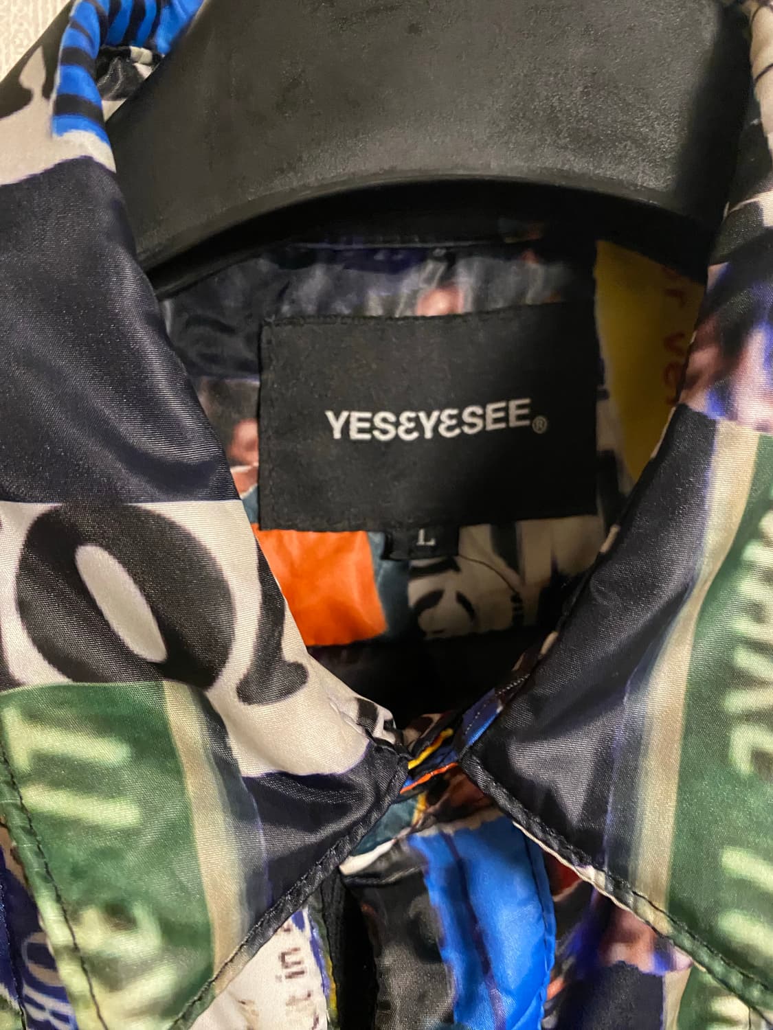 Yeseyesee 프린팅 경량패딩 상품이미지5