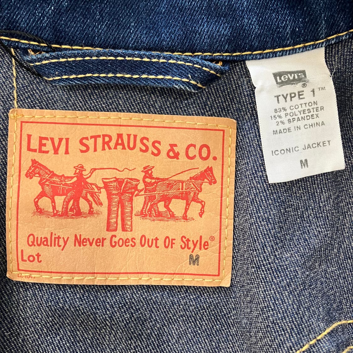 4 리바이스 타입1 웨스턴 데님 청자켓 상품이미지3