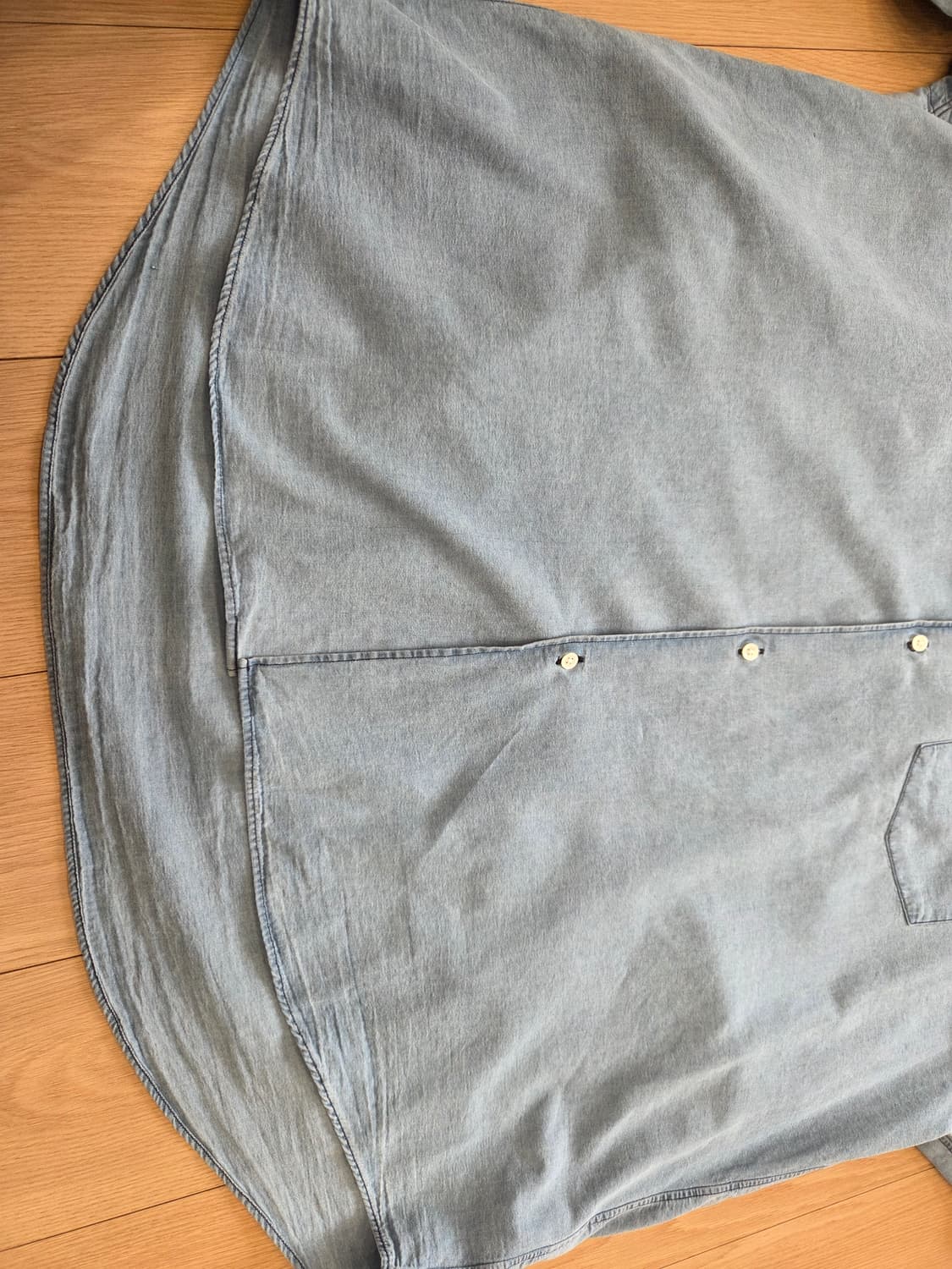 SIDOGRAS Indigo Poplin L/S Oversized Reg 상품이미지6