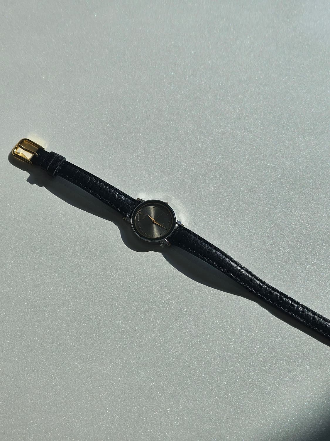 세이코 엑셀린 여성 가죽 쿼츠 시계 상품이미지5