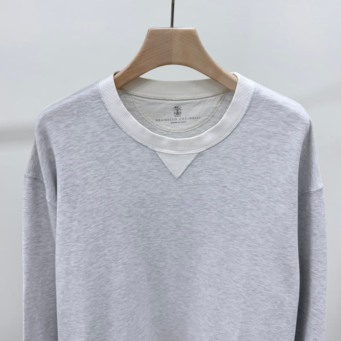 [S+급/XL] 브루넬로 쿠치넬리 코튼 맨투맨 상품이미지2