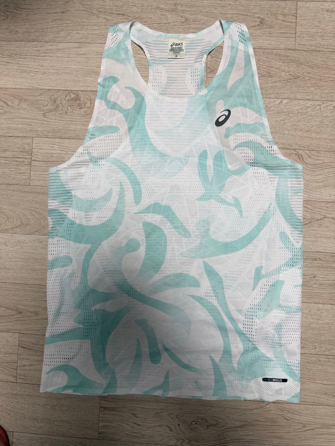 아식스 메타런 싱글렛&후지트레일쇼츠 팝니다. 상품이미지2