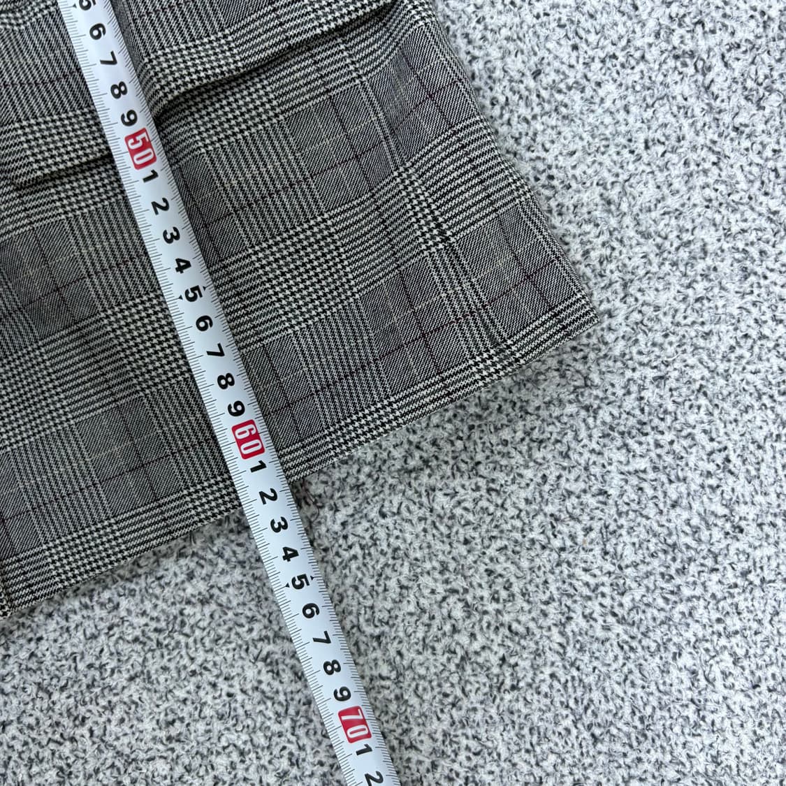 구55 탱커스 체크 더블 자켓 블레이저 0317J 상품이미지6