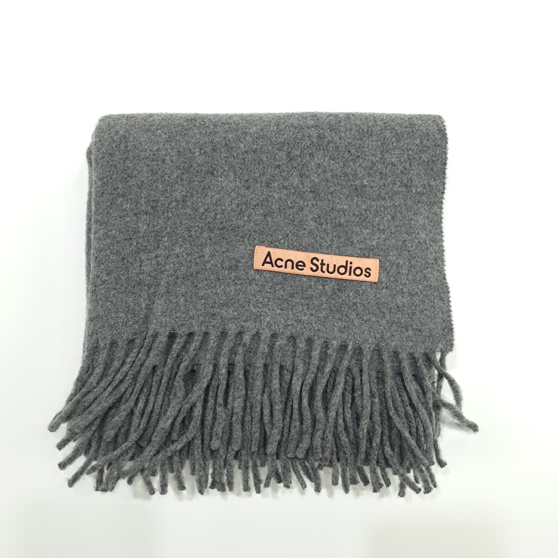 MX132 아크네 스튜디오 그레이 빅사이즈 울 목도리 머플러 상품이미지9