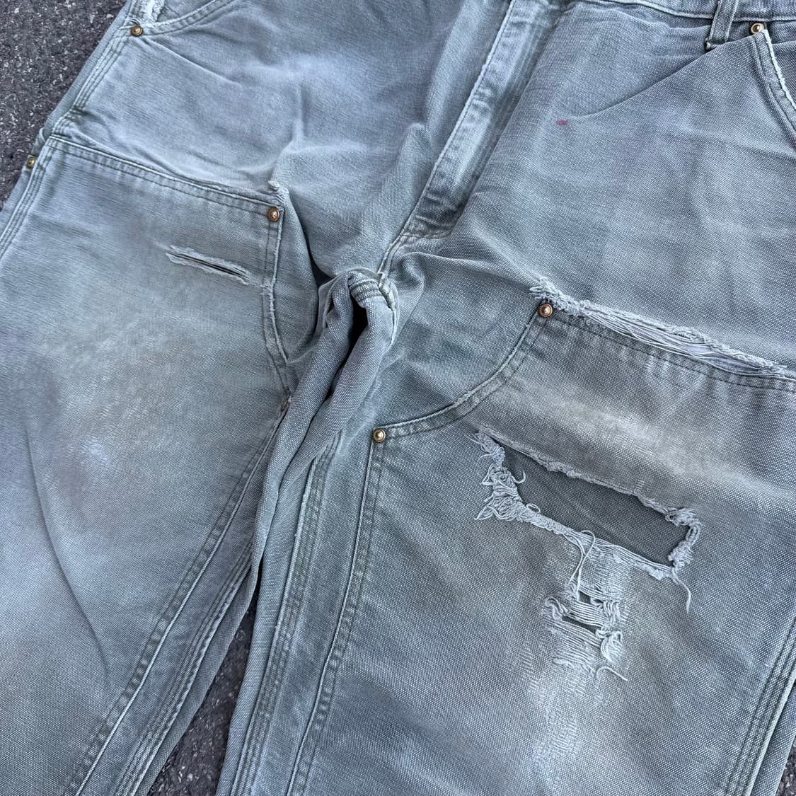 OG 칼하트 B01 MOS 더블니 카펜터팬츠 상품이미지4