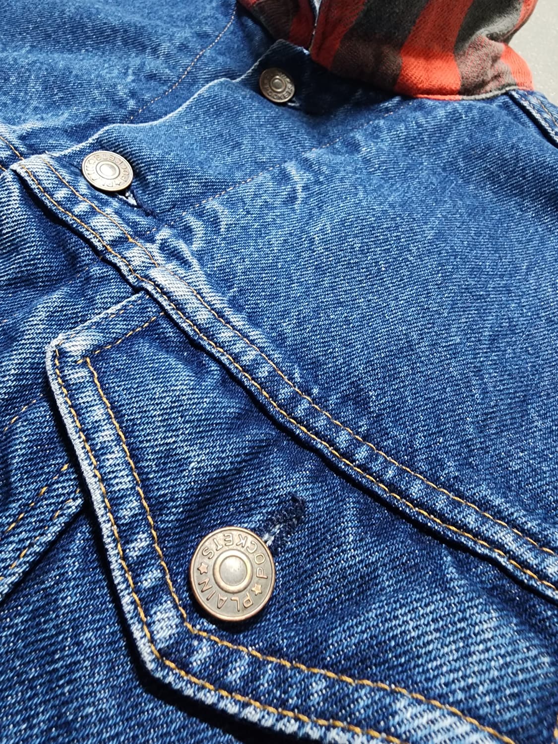 빈티지 80's plain pockets 데님자켓 상품이미지9