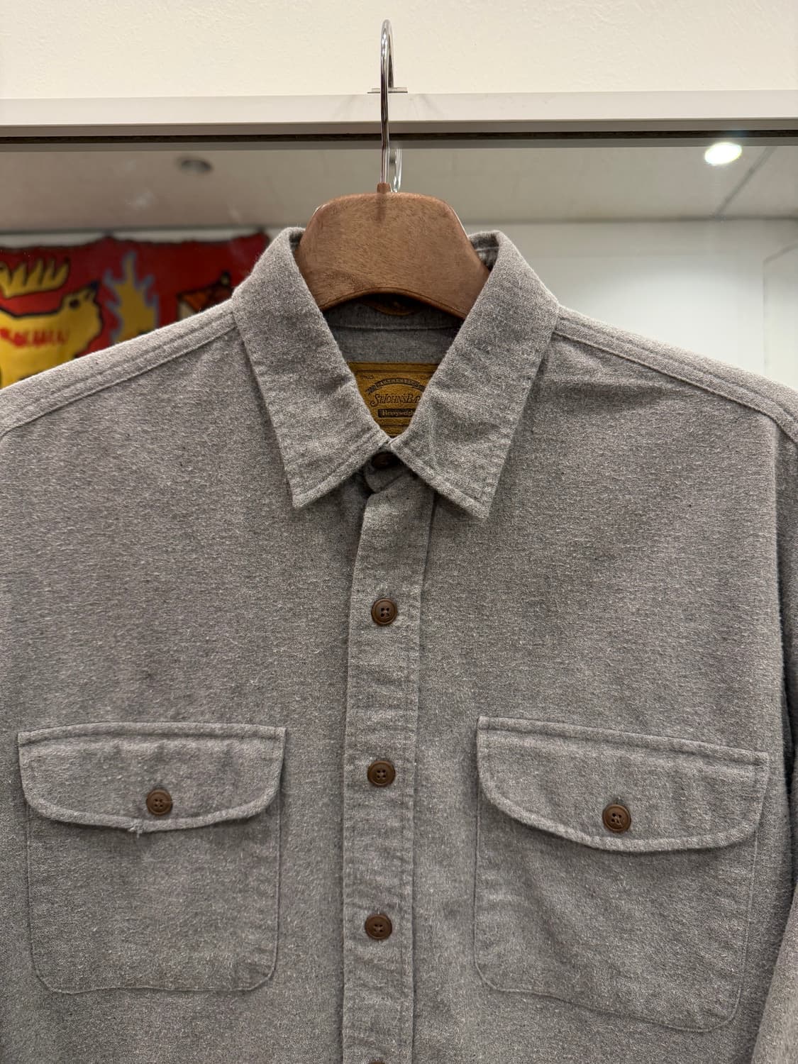 ST. John's Bay 세인트 존스 베이 빈티지 샤모아 셔츠 상품이미지3