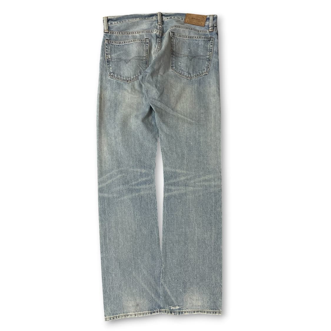 (32) 폴로 랄프로렌 연청 워싱 데미지 데님 팬츠 상품이미지2