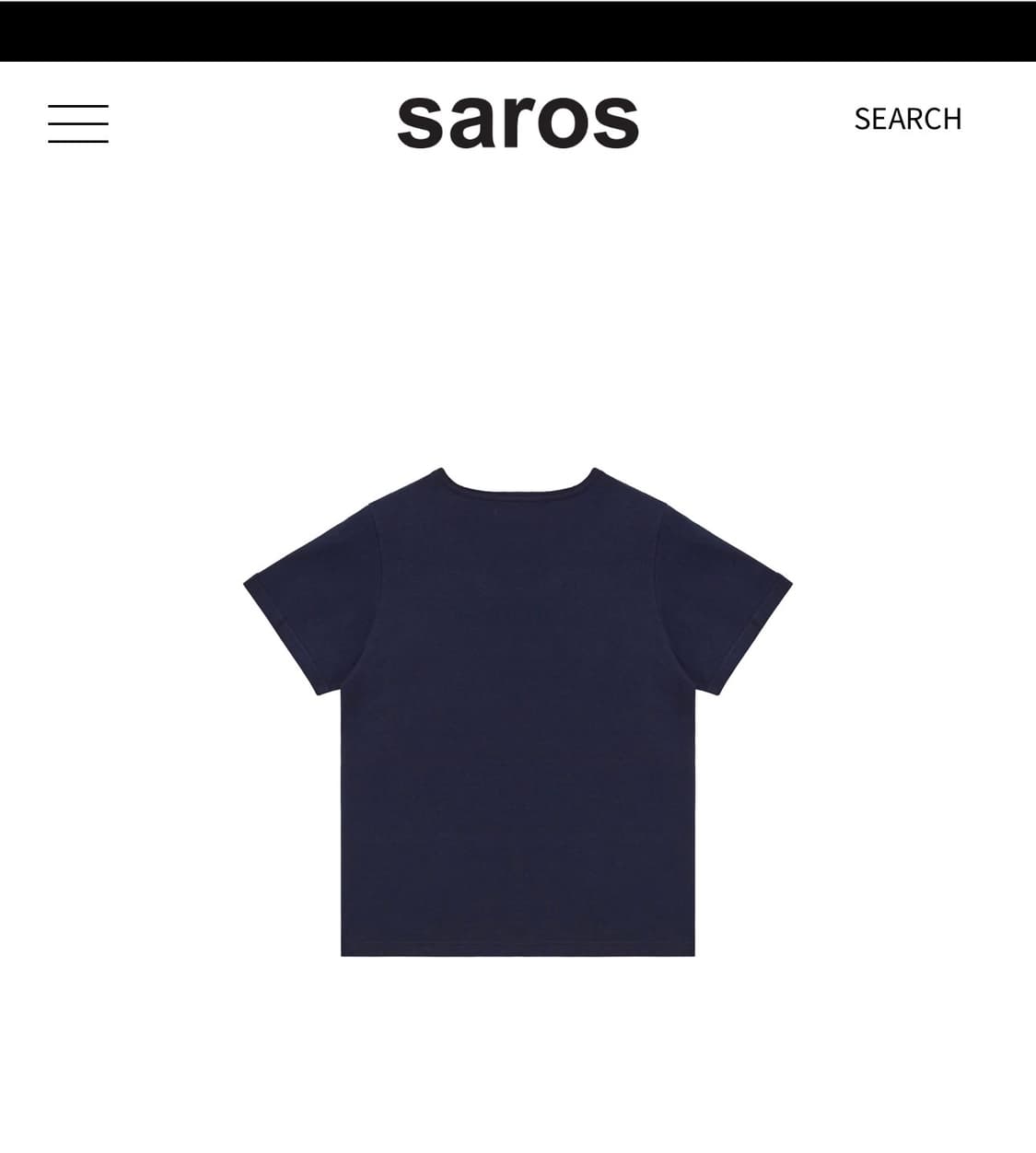  saros pocket t-shirts - Navy(1) 상품이미지2