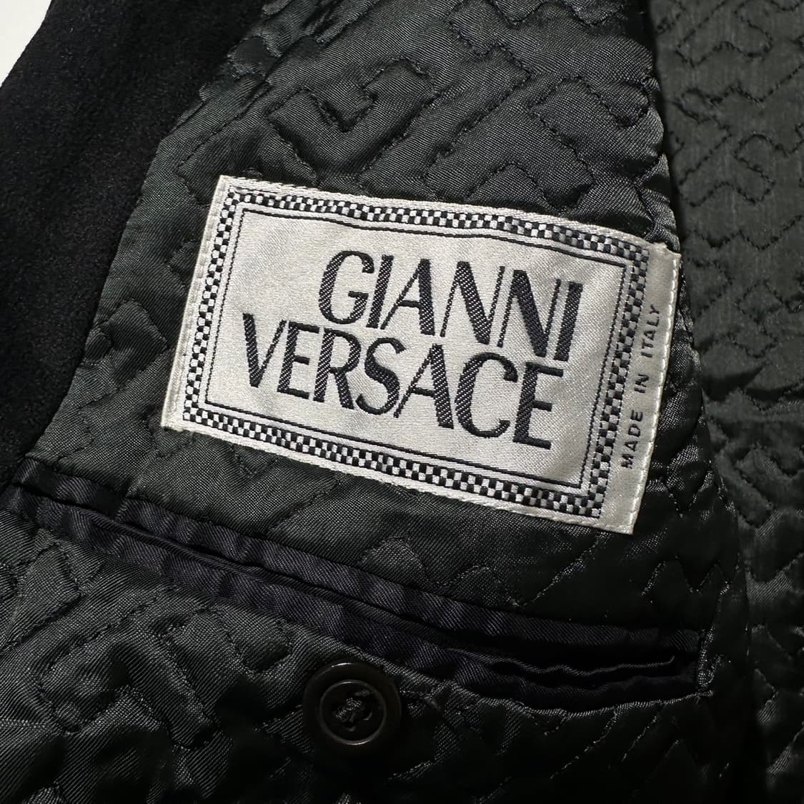 지아니 베르사체 울 캐시미어 싱글 코트 상품이미지8