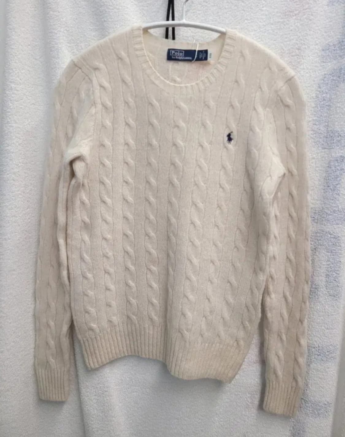 폴로랄프로렌 캐시미어 아이보리 니트 S 상품이미지1
