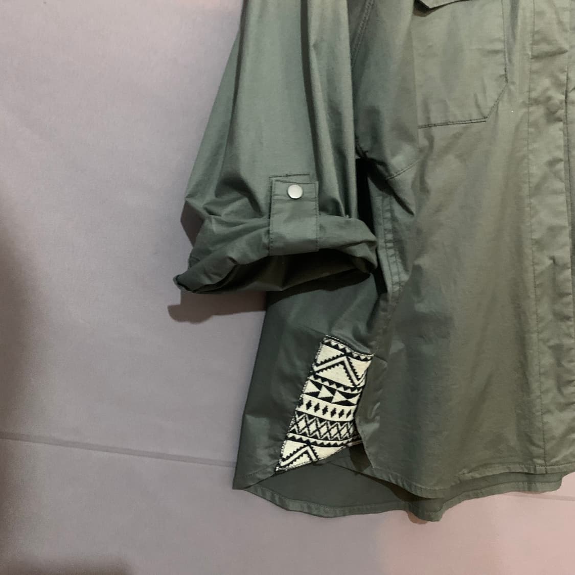 82 시스템 자수 야상 셔츠 자켓 셔켓 상품이미지6