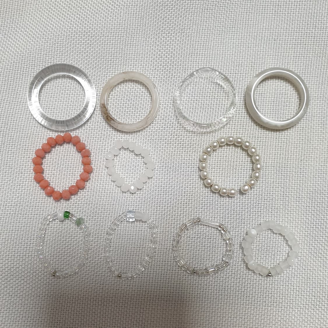 아크릴 비즈 반지 일괄 상품이미지2