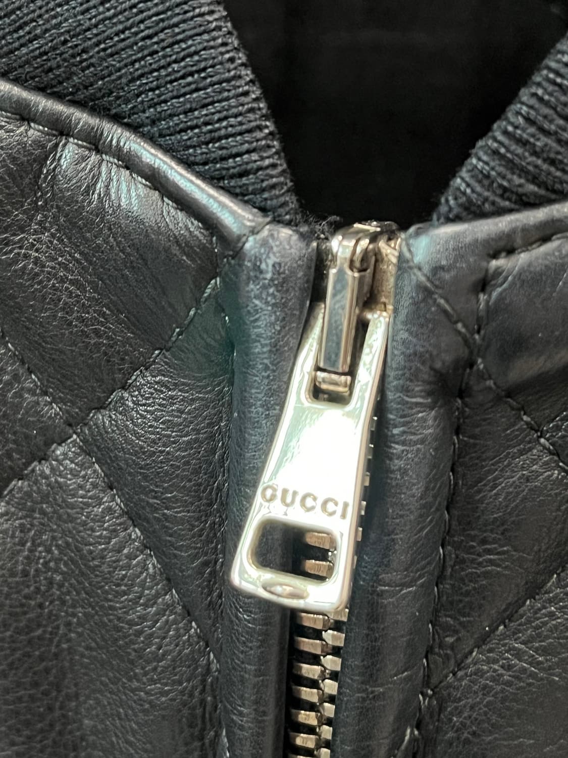 95) 구찌 컬렉션 레더 봄버자켓  상품이미지4