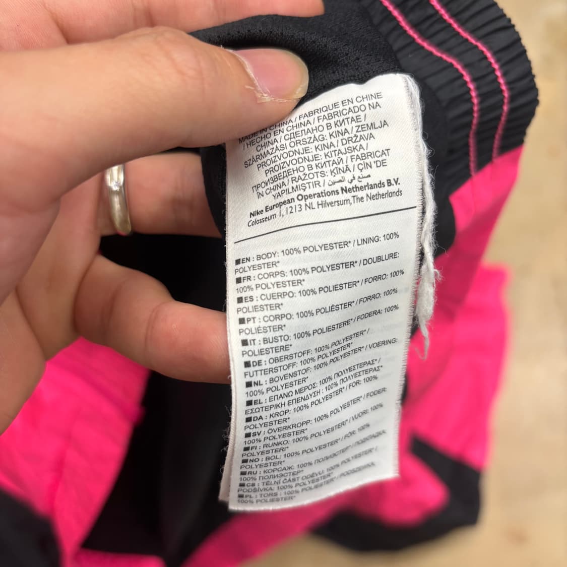 XL 나이키 핑크 바람막이 상품이미지5