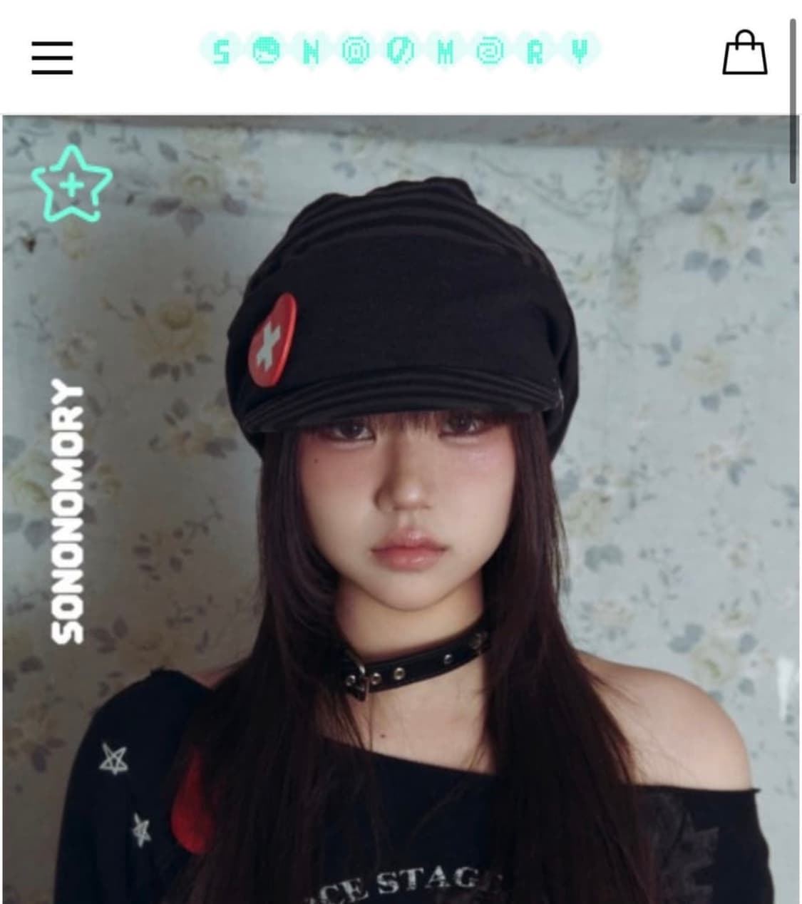 소노노모리 텐시캡 블랙  상품이미지1