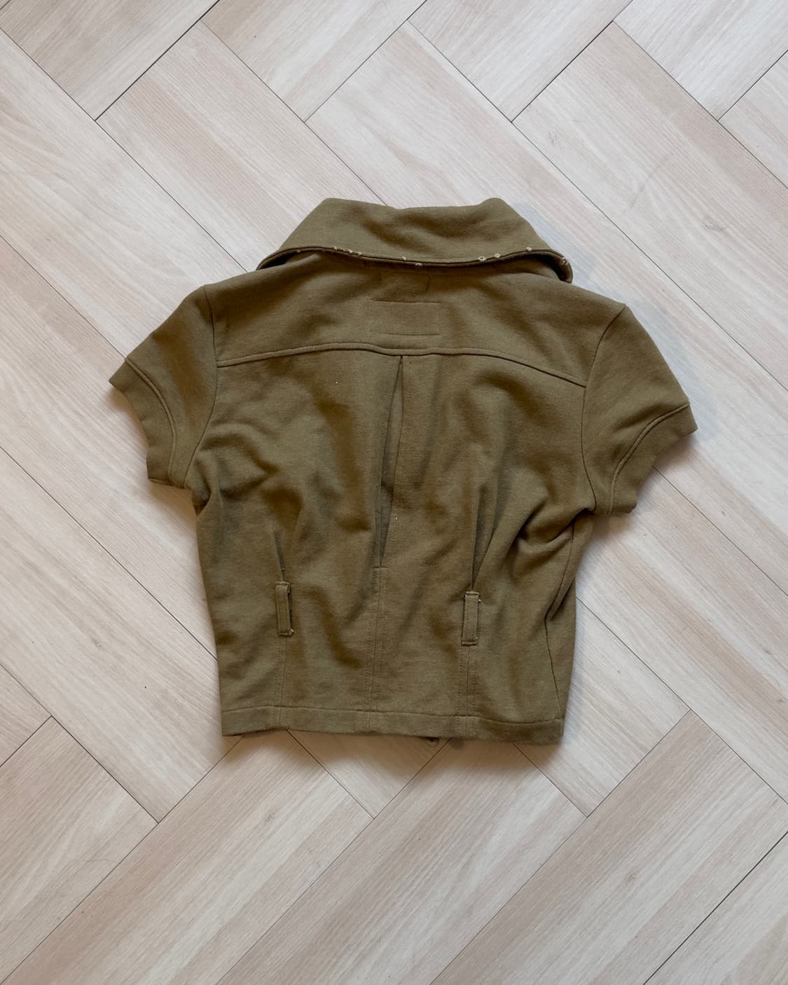 [DIESEL] Short Double-Breasted Sweat Jac 상품이미지3