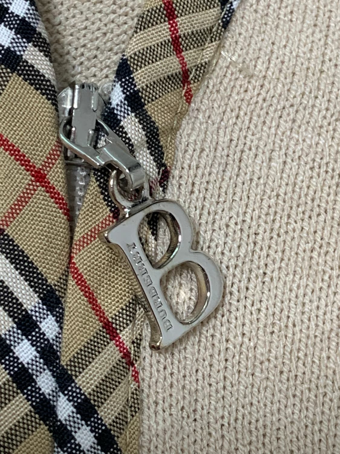 버버리 니트 조끼 베스트 (여M) 상품이미지8