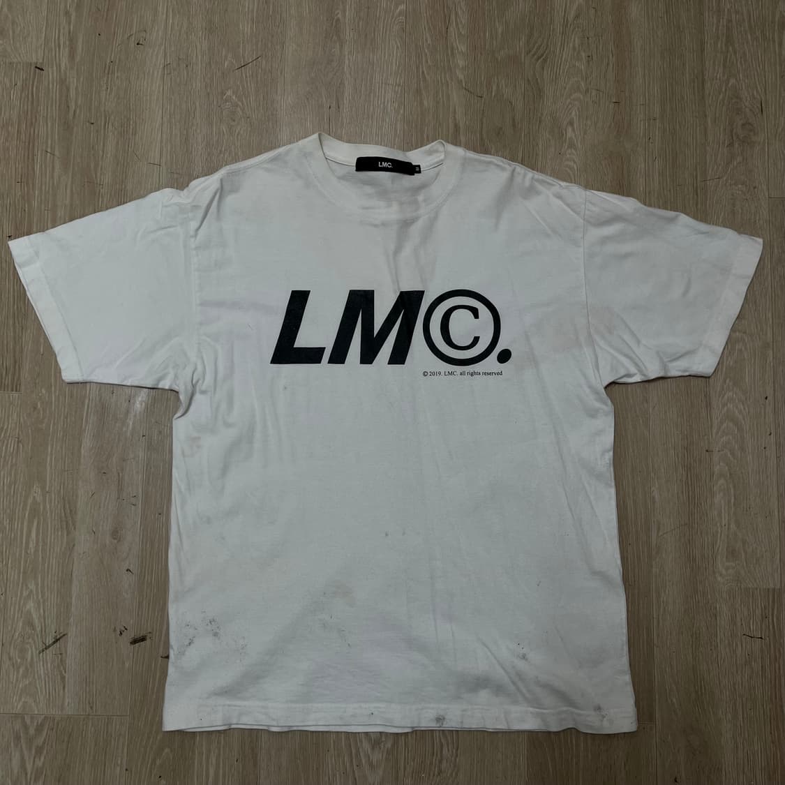 LMC OG 빅로고 화이트 반팔티 M(95) 상품이미지1