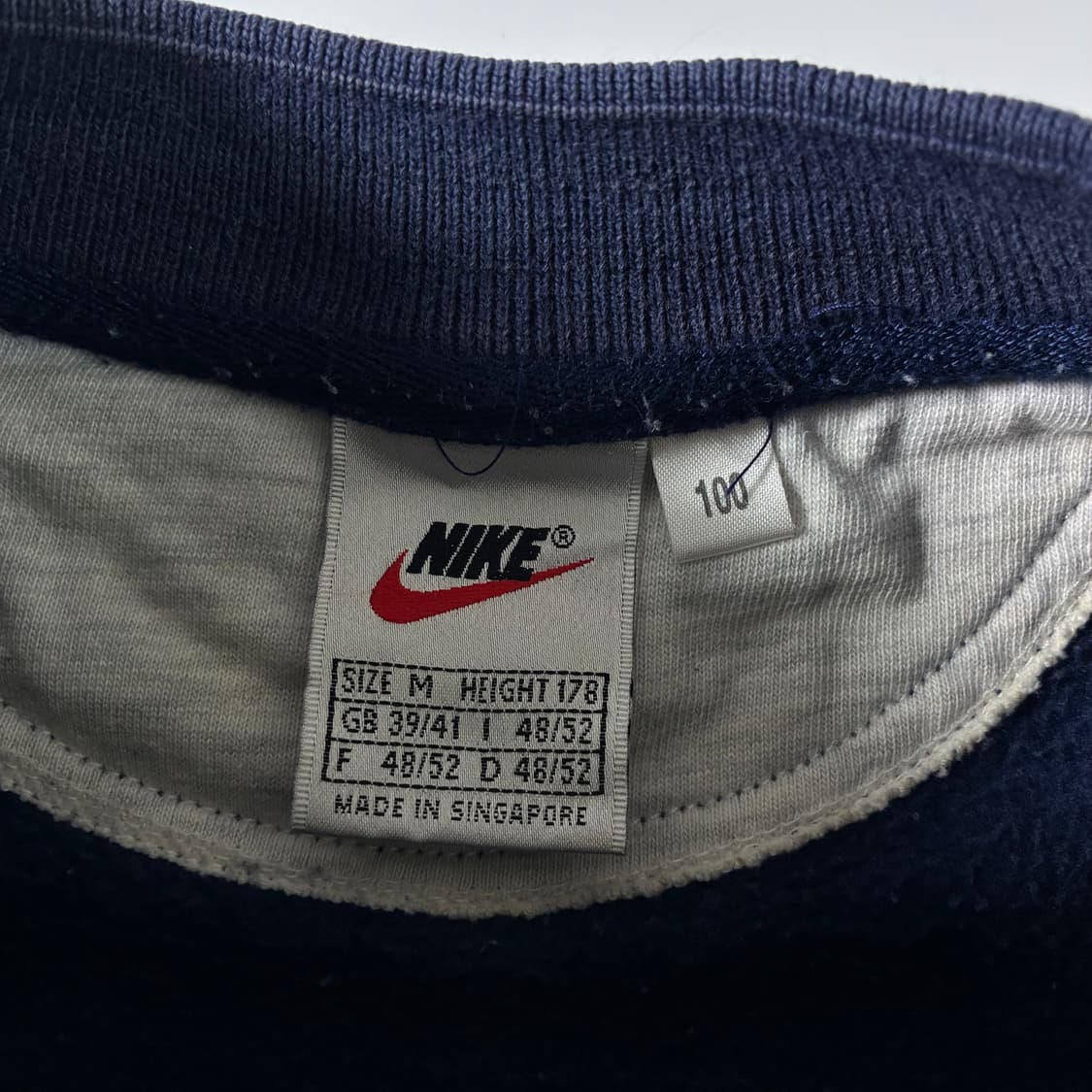 Nike  나이키 90,s 올드스쿨 빅스우시 네이비 맨투맨  상품이미지6