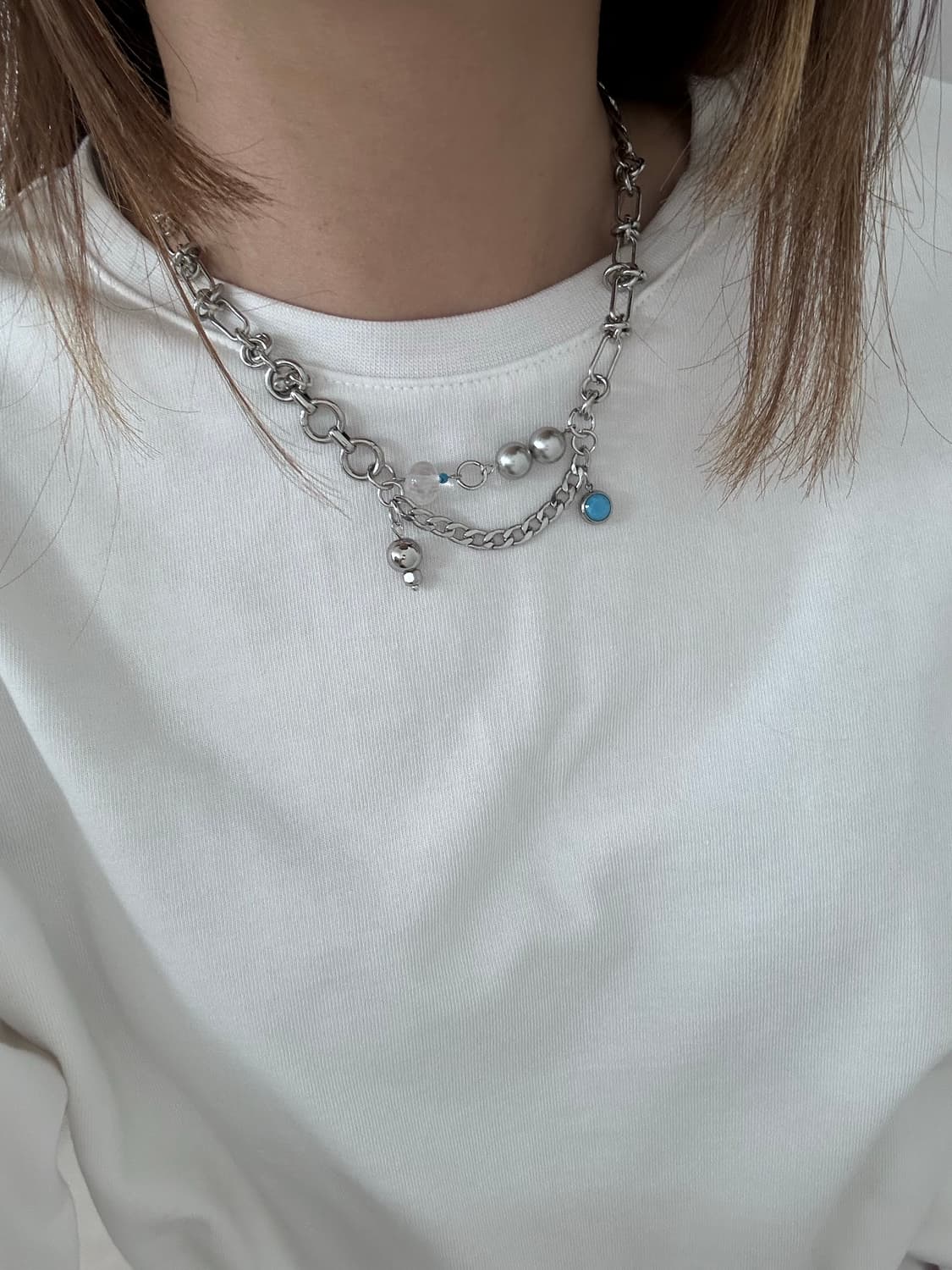 Blue point necklace 상품이미지2