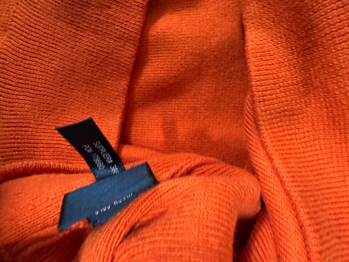 폴로 주황 니트 XL사이즈 상품이미지4