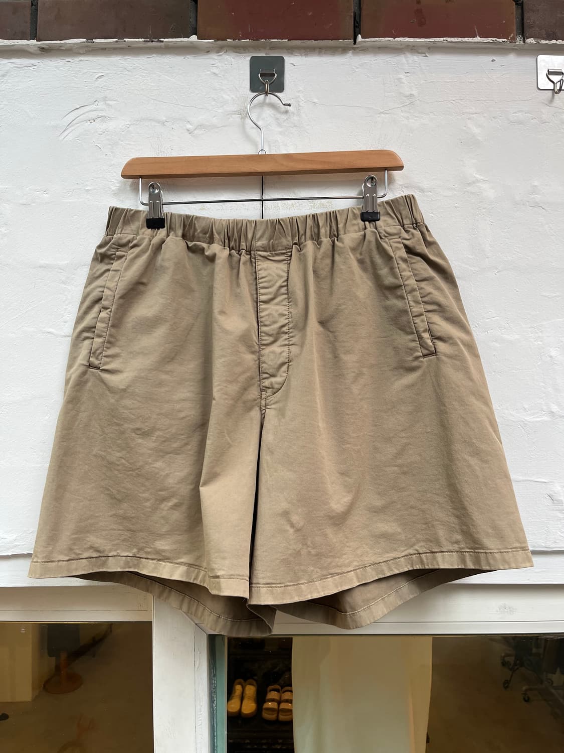 Barbour 바버 브라운 밴딩 반바지 L 상품이미지1