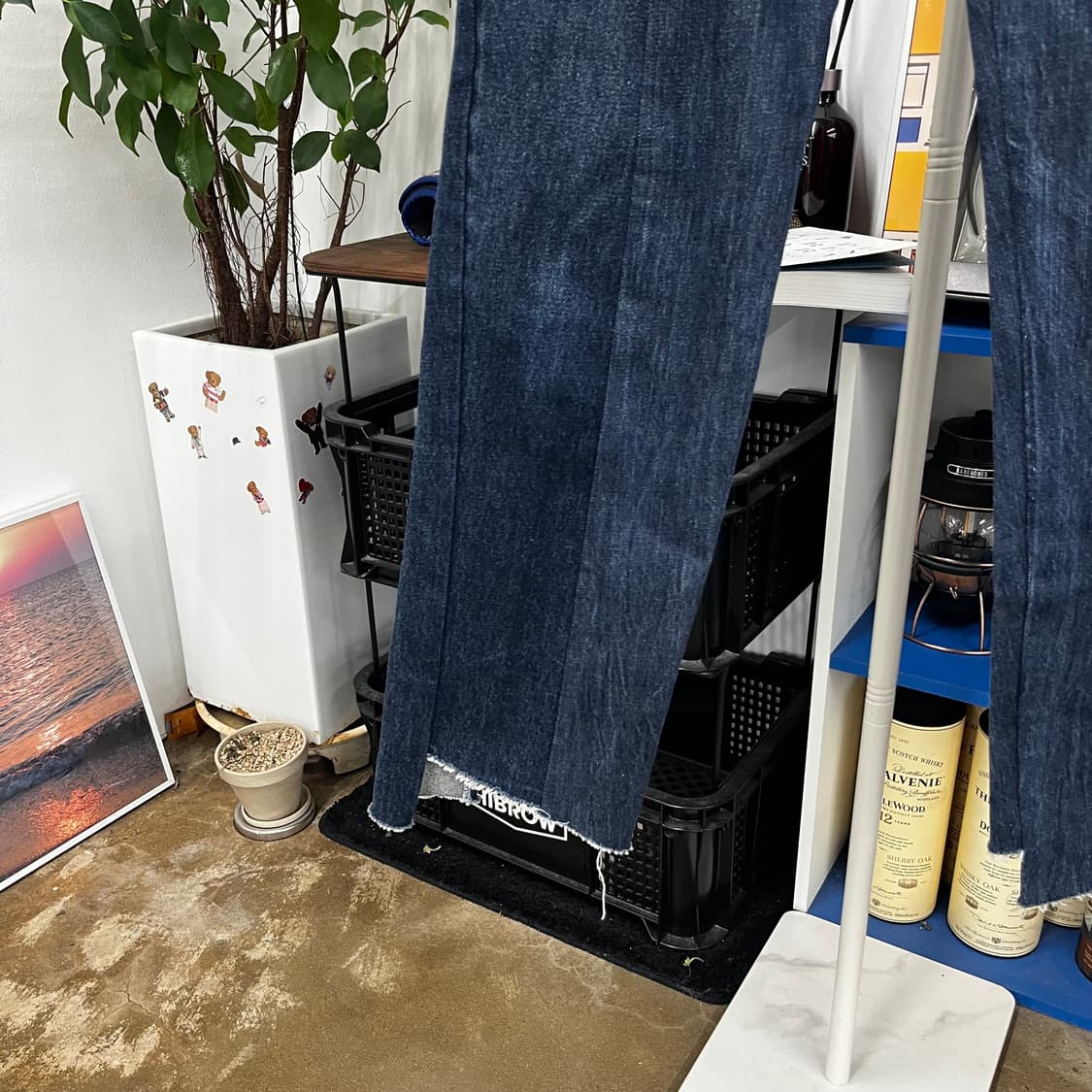 베트멍 x 리바이스 리워크 컷아웃 데님팬츠 XS 상품이미지3