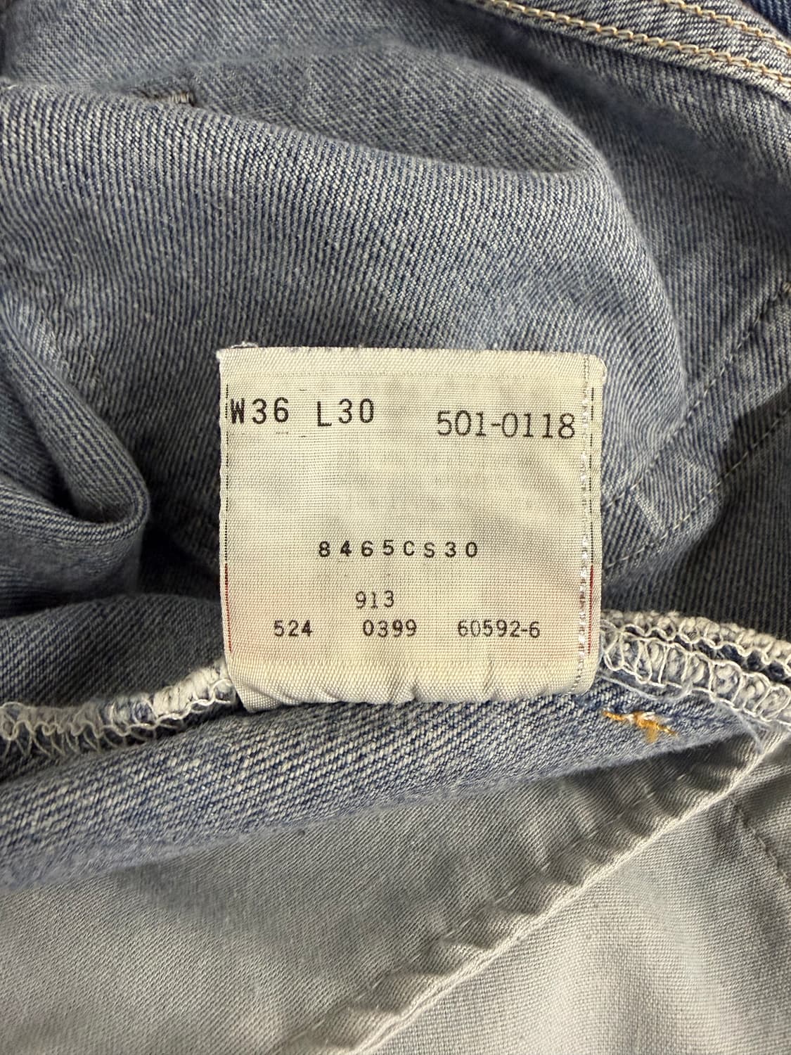 35-30” 리바이스 501 USA 99s 상품이미지6