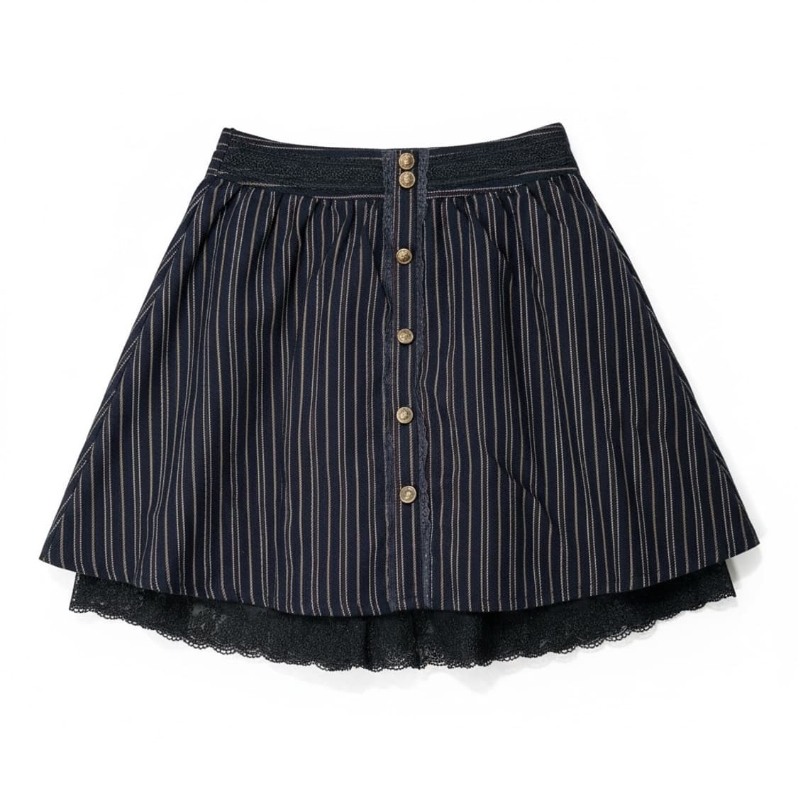 재패니즈 빈티지 네이비 레이스 스커트 M (빈티지) 상품이미지1