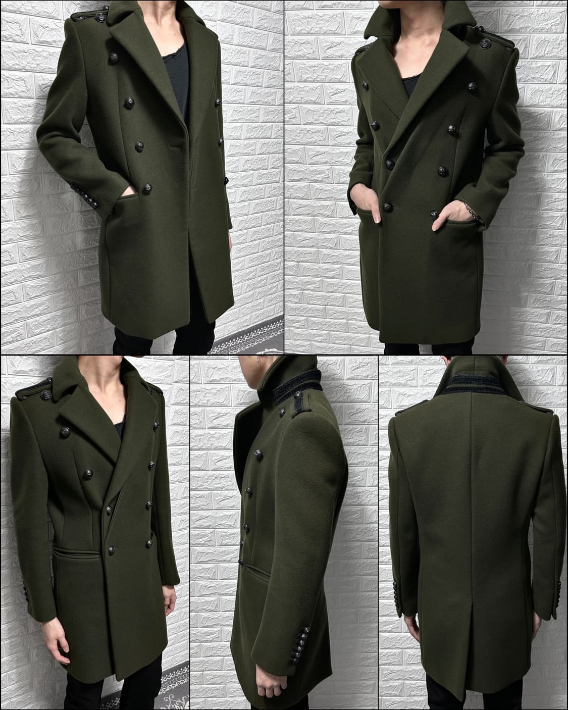 시스템 나폴레옹 더블 브레스티드 코트 상품이미지1