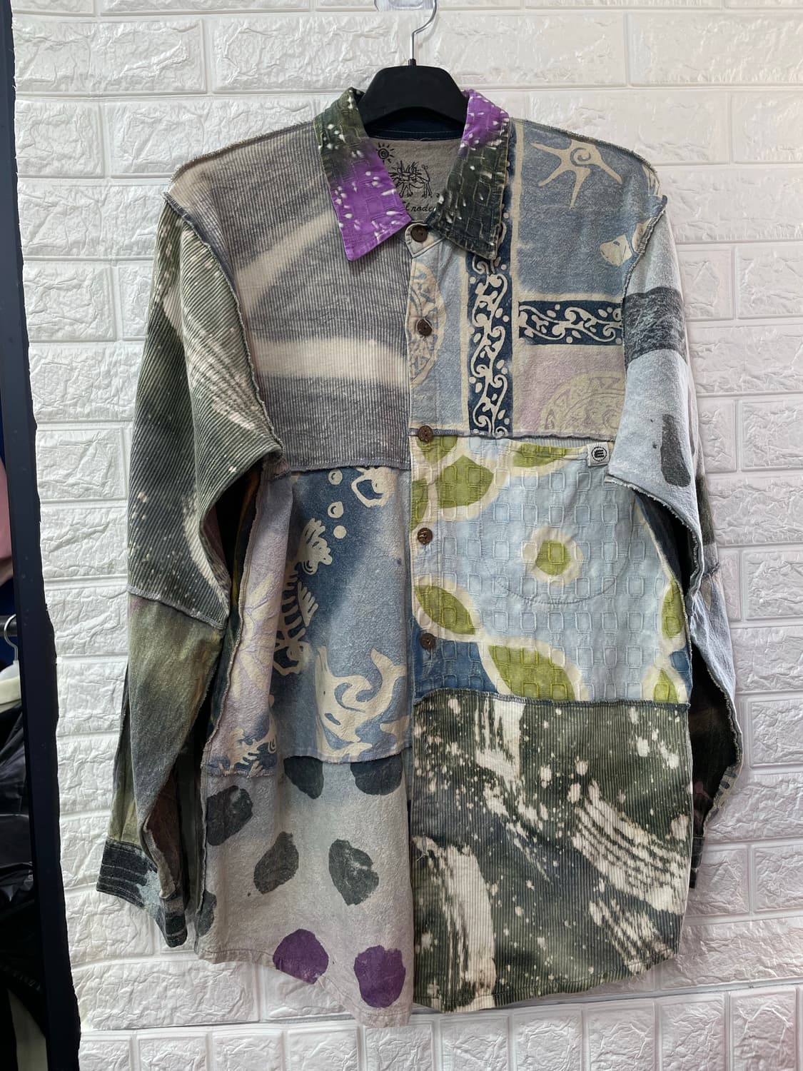 El Rodeo 패치워크 셔츠 xl-2xl 상품이미지1