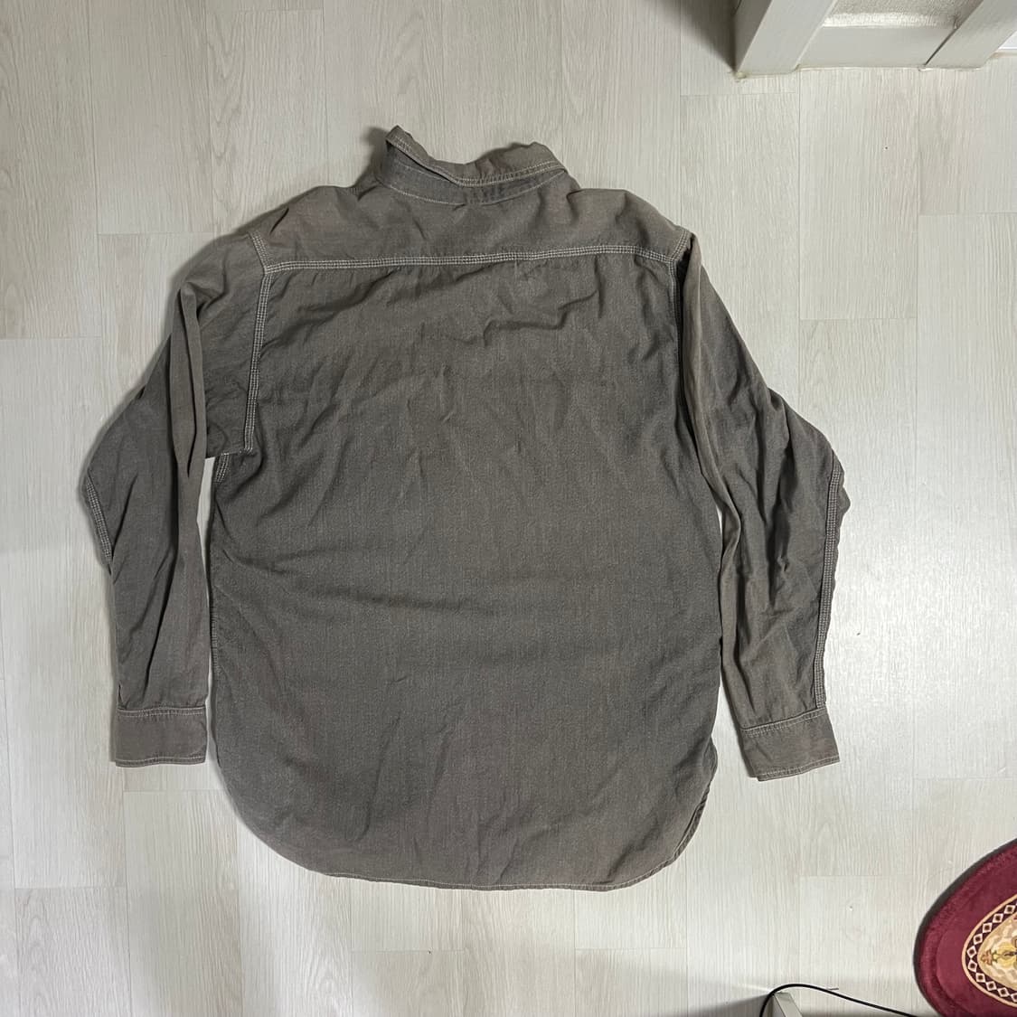 풀카운트 그레이 샴브레이 셔츠 상품이미지2