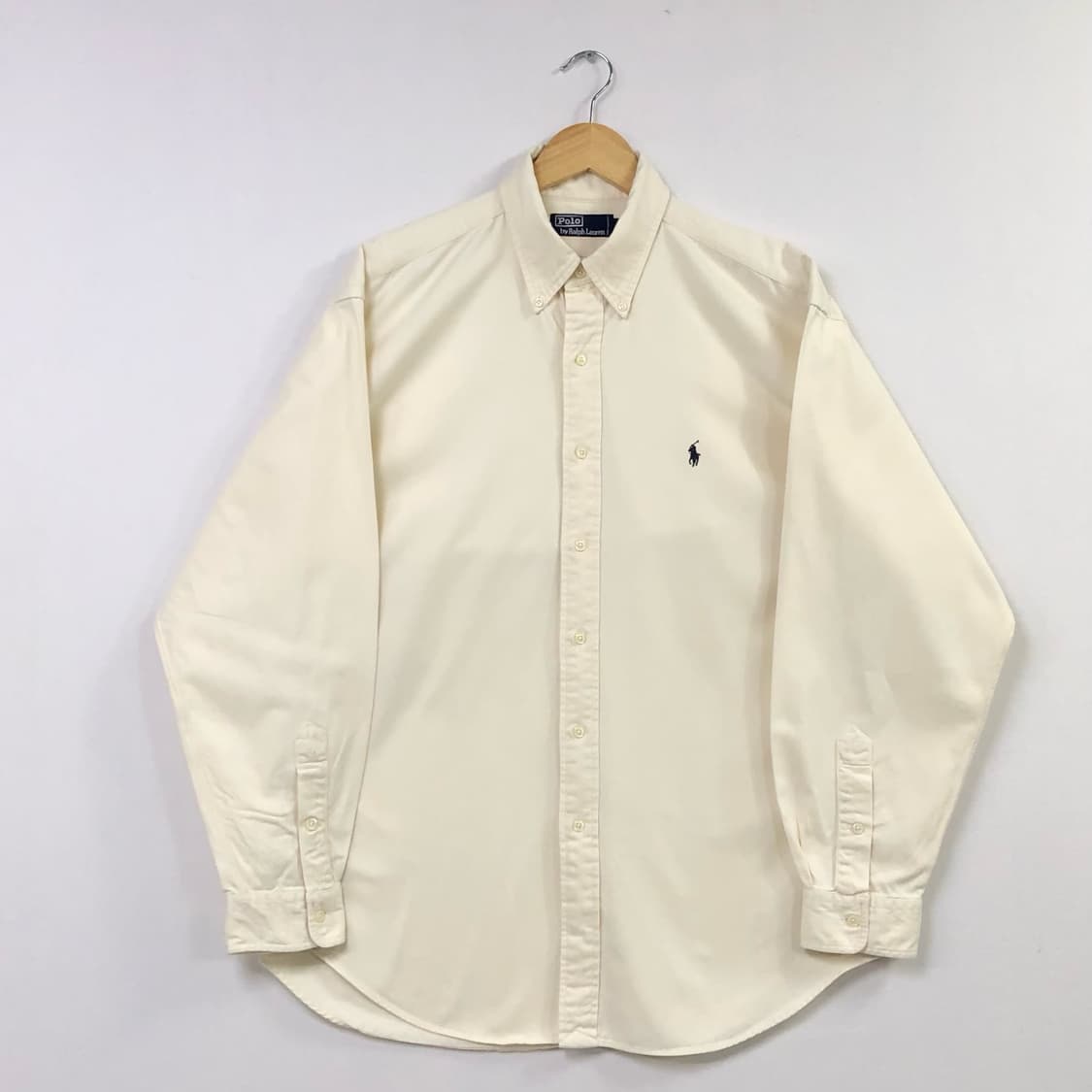 Xxl 폴로 80s 아이보리 코튼 셔츠 상품이미지2