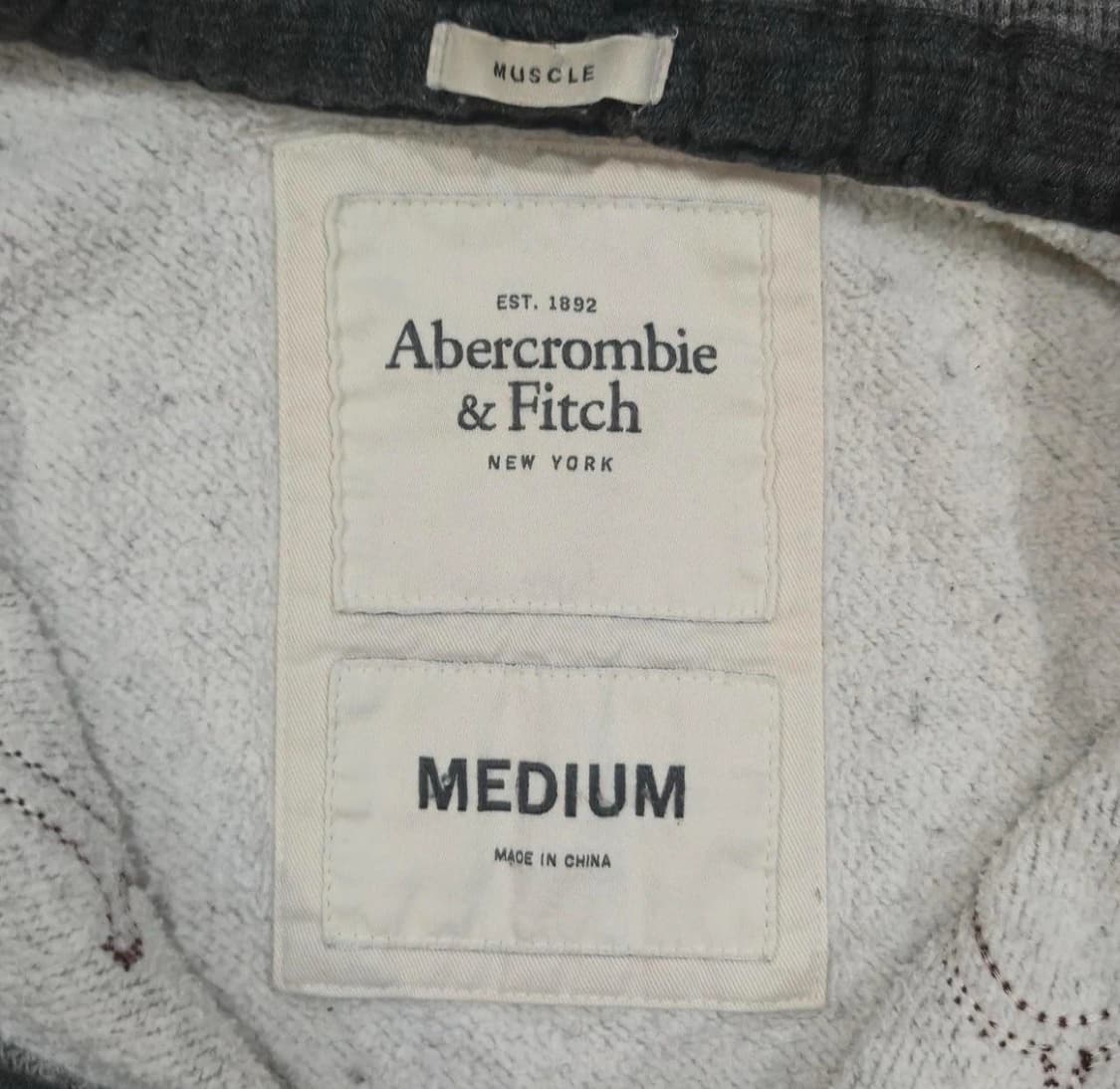 아베크롬비 앤 피치 빈티지 챔피언스 아플리케 로고 후드 집업 상품이미지3