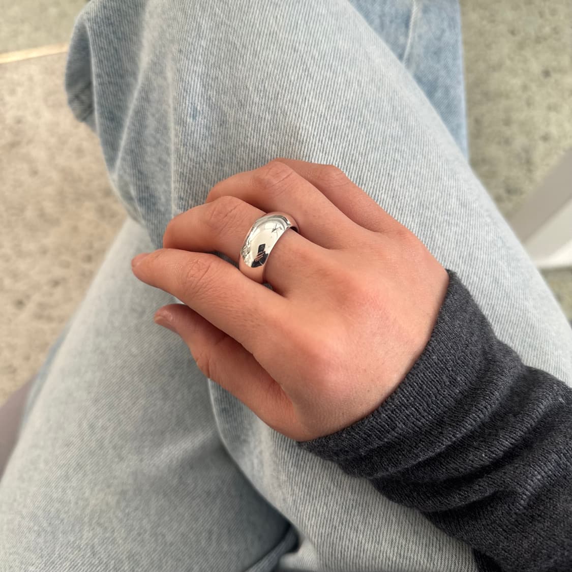 실버925 은반지 상품이미지1