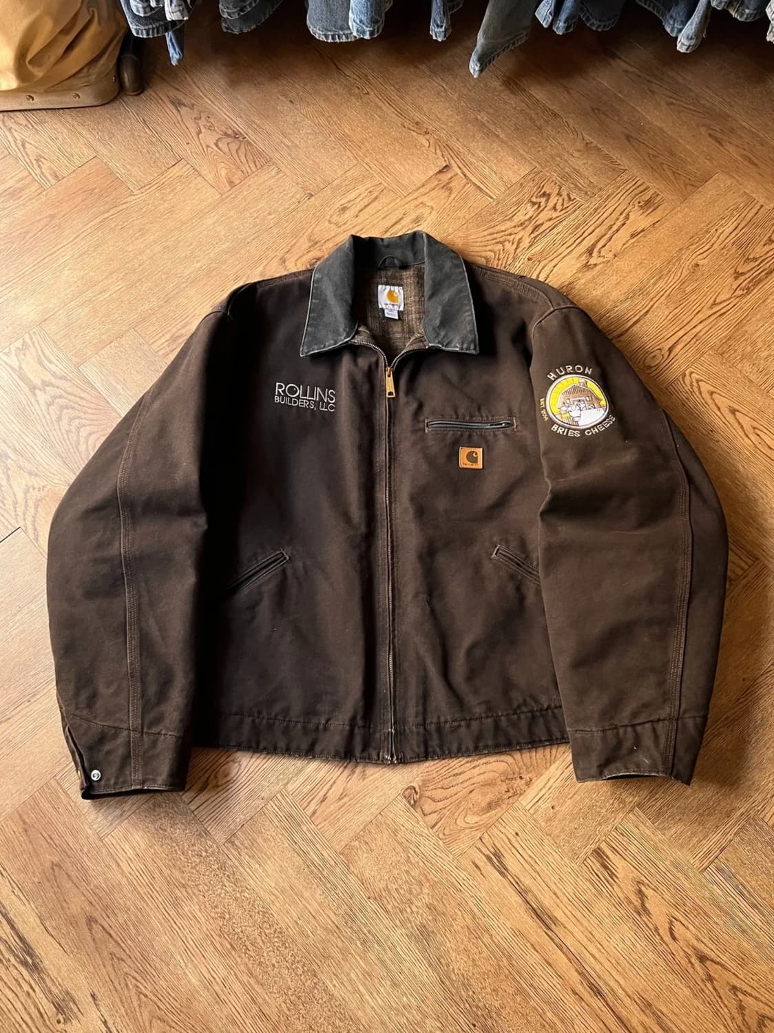 [3XL]칼하트 USA J97 디트로이트 다크브라운 워크자켓 상품이미지1