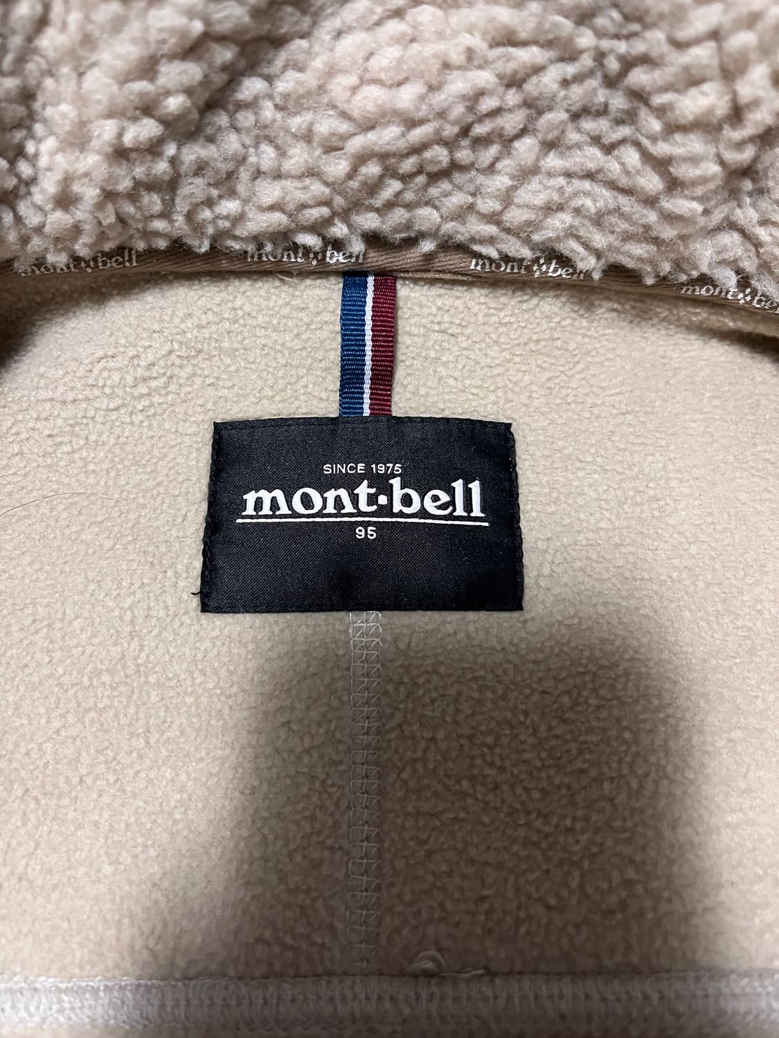 몽벨 플리스 자켓 95 베이지 상품이미지3