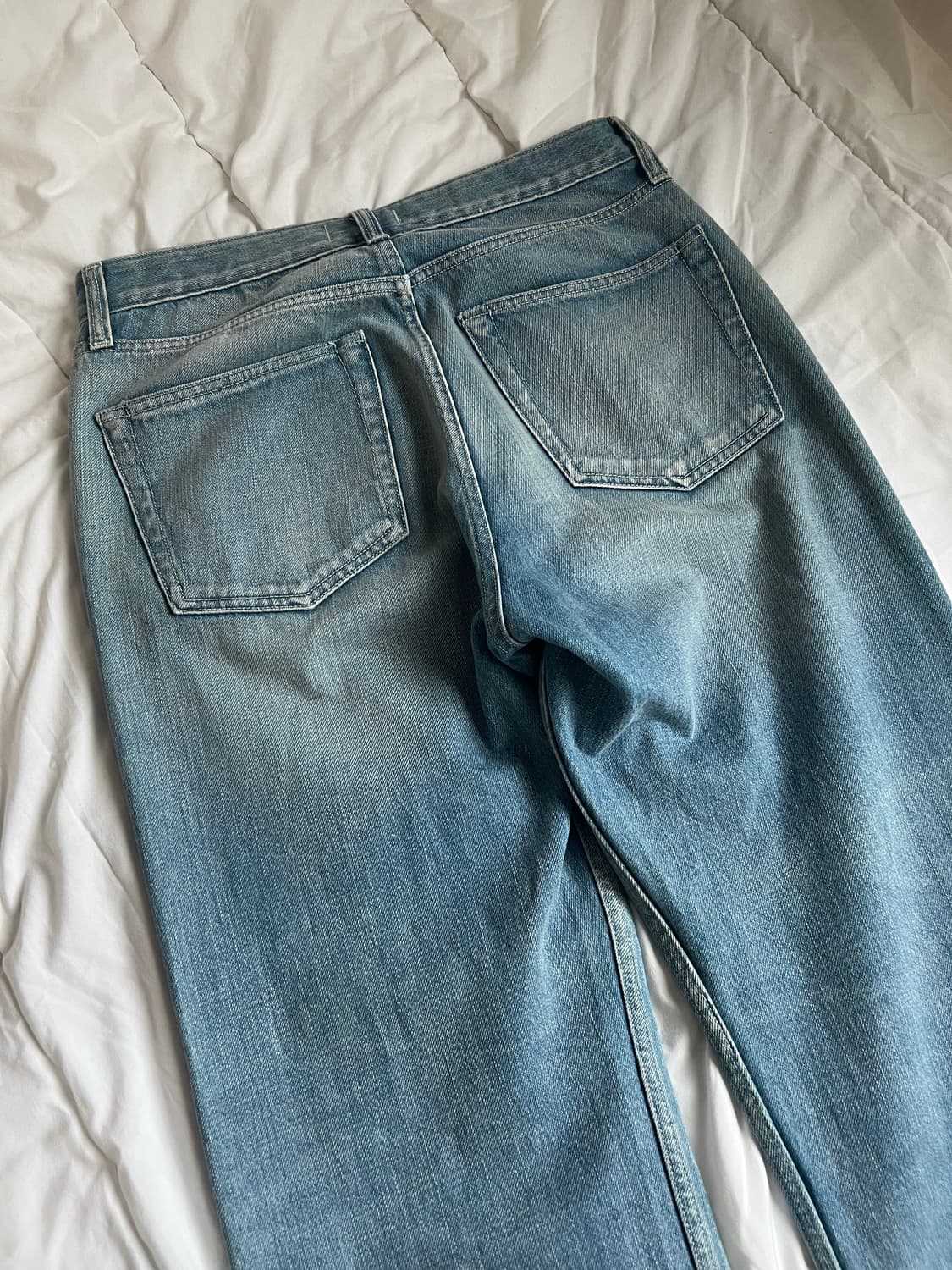스테디에브리웨어 sew 셀비지 데님팬츠 미디엄블루 2size 상품이미지3