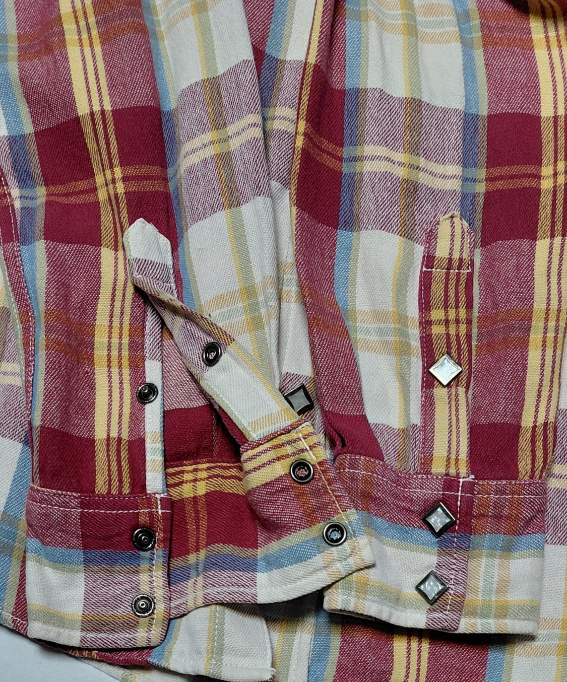 [M] Luckystore Tailors 웨스턴 패치 체크 셔츠 상품이미지10