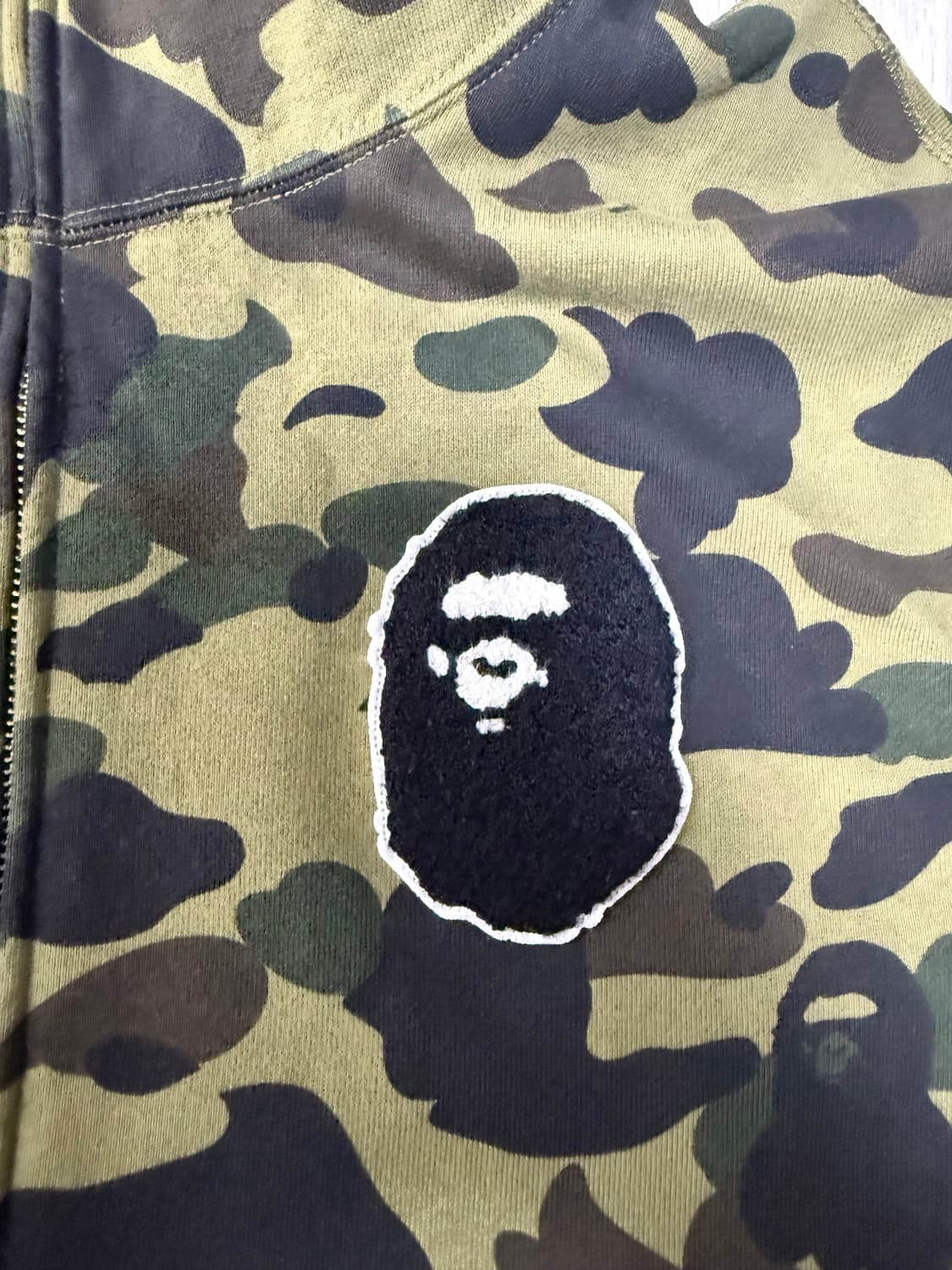 (2xl)베이프 카모 후드집업 녹계 상품이미지2