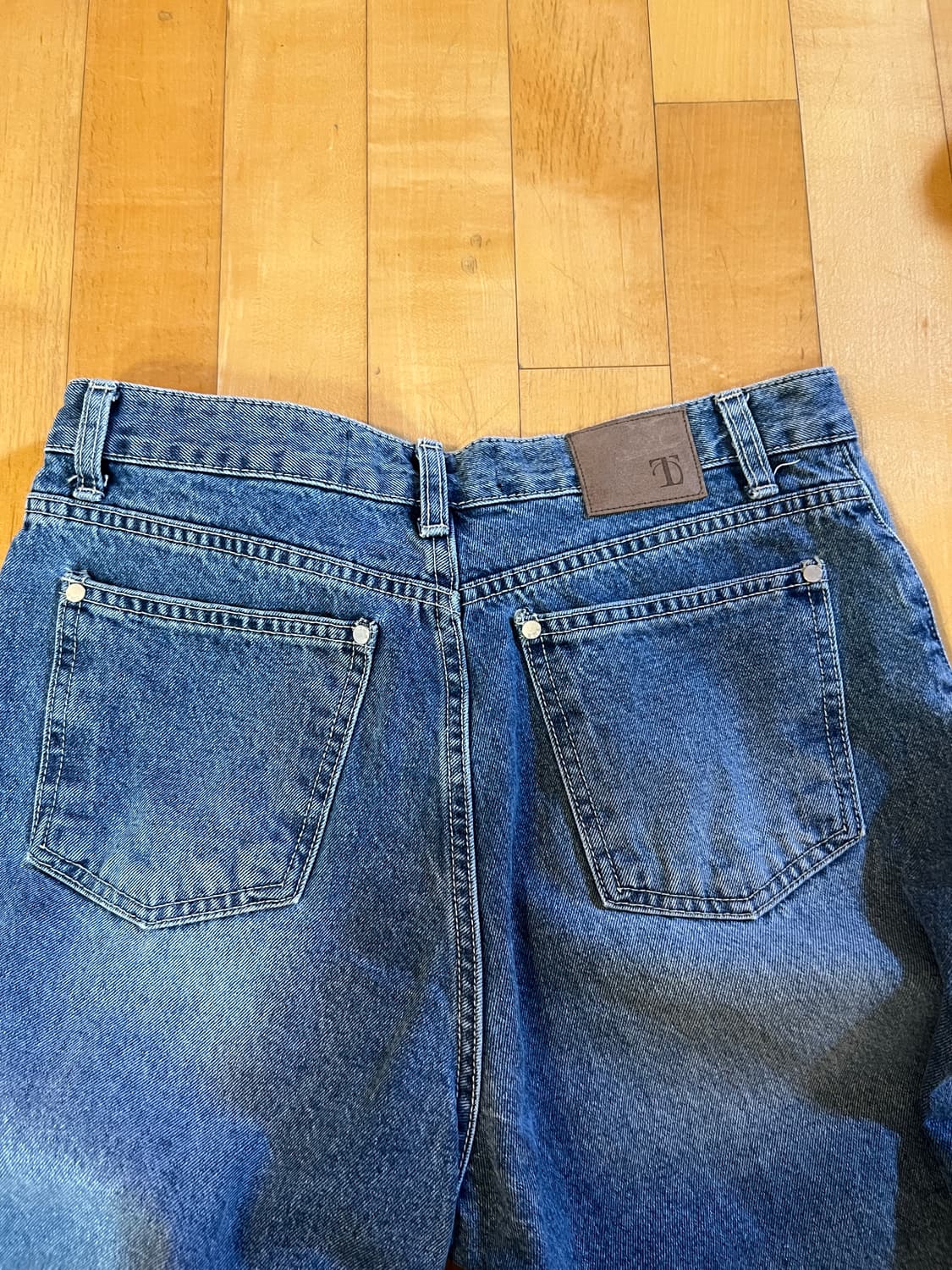 트리밍버드 와이드 청바지 M 상품이미지5